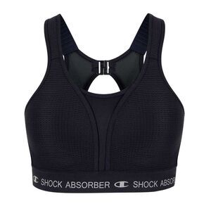 Shock Absorber Womens/Ladies Logo Sports Bra / Black
